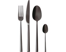 Sambonet Bestekset Rock - Zwart - 24 delig / 6 personen