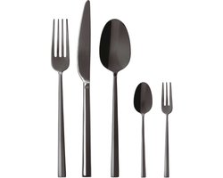 Sambonet Bestekset Rock - Zwart - 60-delig / 12 personen