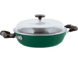 Sambonet Vintage Sauteerpan - Incl. Deksel - Aluminium - Ø24cm - Groen