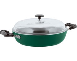 Sambonet Vintage Sauteerpan - Incl. Deksel - Aluminium - Ø28cm - Groen