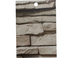 SAMPLE - PROEFMONSTER 10 X 15cm - Schulte Deco Design - motief douche acherwand in Decor steen helder 606 - M98401 606 wanddecoratie - muurdecoratie - badkamer wandpaneel - muurbekleding -