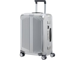 Samsonite Handbagage Harde Koffer / Trolley / Reiskoffer - 55 x 40 x 23 cm - LiteBox Alu - Zilver