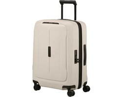 Samsonite koffer - Essens spinner 55/20 met rits - handbagage - Tsa slot - 57 l - Sandstone