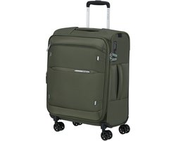 Samsonite Koffer - Gotwist Spinner (4 wielen) 55 cm uitbreidbaar - handbagage - 42L - Dark Green - 2.3 kg