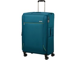 Samsonite Reiskoffer - Base Breeze spinner 81/35 uitbreidbaar - Petrol - 3,7 kg