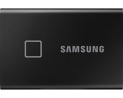 Samsung Portable T7 Touch - Externe SSD - USB C 3.2 - Inclusief USB C en USB A kabel - 2 TB - Zwart