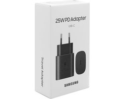 Samsung Universele USB-C adapter/oplader - Snellader (25W) - Zwart