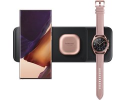 Samsung Wireless Charger Trio Smartphone / Galaxy Watch / Galaxy Buds - Zwart