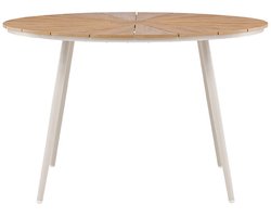 San Vito tuintafel Ø120cm beige.
