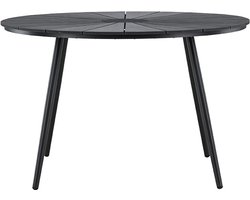 San Vito tuintafel Ø120cm zwart.