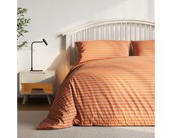 Sanctuary by Riverside Dekbedovertek – Dekbed Overtrek – Hotelkwaliteit – 80% Katoen 20% Polyester – 2 Persoons – 200 x 220 – Oranje