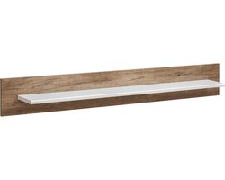 Sander - Hangplank - Wit glanzend - Monument Oak - 180 cm