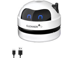 Sander Shop mini-stofzuiger, kleine USB-oplaadbare stofzuiger, draagbare stofzuiger met krachtige draadloze zuigkracht voor tafel, kantoor, auto, school en thuis.