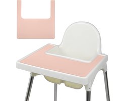 Sander Shop Siliconen Placemats voor Kids Baby, Kinderstoel Placemat, Tafelmatten kinderstoelmat duurzaam voor IKEA, BPA-vrij, placemat voor baby's en kinderen/IKEA Hack (Noords poeder)