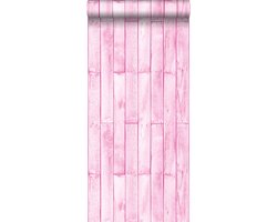 Sanders & Sanders behang houtlook licht roze - 53 cm x 10.05 m - 935243