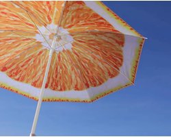 SANDOS - Strandparasol - Opvouwbaar - 180 cm - Waterdicht - Oranje