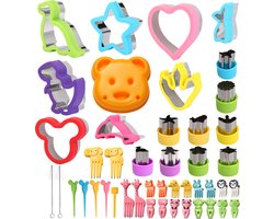 Sandwich Cutter for Kids, BANIC 45pcs Sandwich Cutter and Sealer Set, Uncrustable Maker,Crustless Sandwich Cutters Shapes for Girls Boys, Lunch & Bento Box Accessories,Bread Cookie Cutters for kids