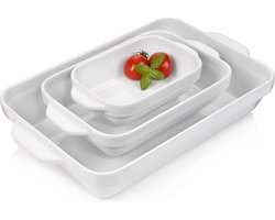 Sänger-ovenschaal-wit-3stuks-porselein