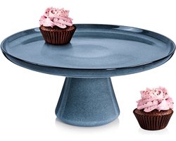 Sänger-taartplateau-blauw-1 stuk