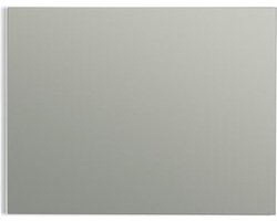 Saniclass Alu spiegel 90x70x2.5cm rechthoek zonder verlichting aluminium