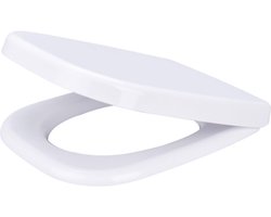 Saniclass Closetzitting - quickrelease - softclose - geschikt voor Duravit D-code - wit glanzend