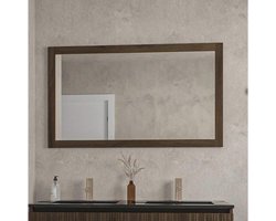 Saniclass Holz Base Spiegel - 120x70cm - donker eiken