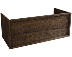 Saniclass Holz Frame Badkameronderkast - 100x45x40cm - 1 lade - Eiken charcoal