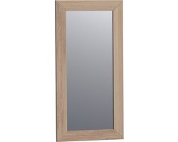 Saniclass Massief Eiken Spiegel - 40x80cm - zonder verlichting - rechthoek - Smoked oak