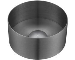 Saniclass ONE Waskom - 21x21x10cm - RVS - Gunmetal
