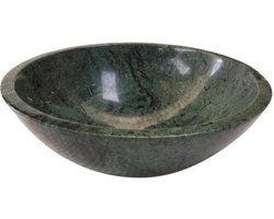 Saniclass Pesca Indian waskom – Ø43x13,5 cm – Marmer groen