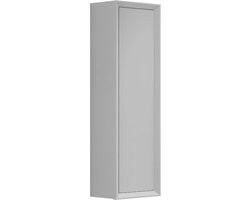 Saniclass Prime Core Hoge Kast - 120x34.5x34.5cm - 1 deur - mat greige (grijs) - MDF