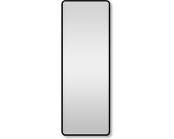 Saniclass Retro Line 2.0 Rectangle Spiegel - 140x50cm - rechthoek - afgerond - frame - mat zwart