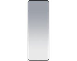 Saniclass Retro Line Spiegel – Passpiegel -140x50 cm – Mat Zwart