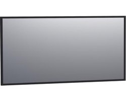 Saniclass Silhouette spiegel 140x70cm zonder verlichting rechthoek zwart