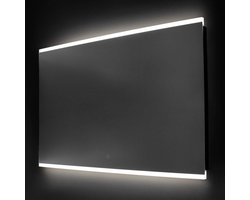 Saniclass spiegel Twinlight 120x70cm met verlichting aluminium
