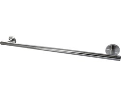 Sanics® Handdoekrek Zilver Inclusief Montageset 60 CM - Handdoekrekken - Handdoekhouder - Handdoekstang - Handdoekhouders - Badkamerrek voor Handdoeken RVS