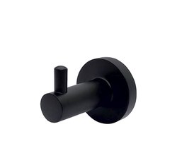 Sanics® Orca Handdoekhaak Zwart inclusief Montage set – Handdoekhaakjes – Handdoekrek - Handdoekhouder Badkamer - Zwart