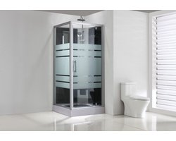 Sanifun complete douchecabine Evenepoel 800 x 800 Kitvrij
