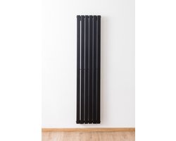 Sanifun design radiator Thomas 1800 x 456 Zwart Dubbele