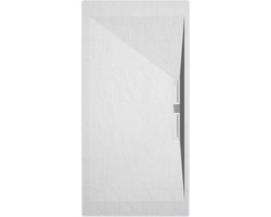 Sanifun douchebak Stone Side White Slate 1400 x 800 P