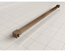Sanifun Stabilisatiestang 1200 mm – Geborsteld Brons Koper – Voor Douchewand