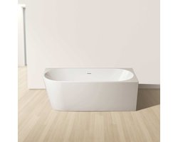 SaniGate Hoekbad Rechts 170x78x58 cm – Acryl Ligbad – Glanzend Wit – Inclusief Afvoerset & Click Waste – Ruimtebesparend Bad