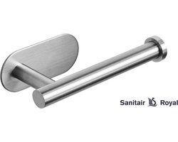 Sanitair Royal Toiletrolhouder | RVS | Zelfklevend | wc-rolhouder | Roestvrijstaal | Toiletrolhouder