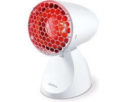 SANITAS Infraroodlamp SIL 06 - Verstelbaar: 5 kantelstanden - Incl. beschermrooster - Medisch gecertificeerd - Incl. bril - 100 Watt