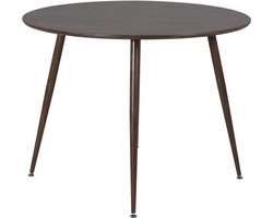 Sano ronde eettafel - ø100 cm - walnoot