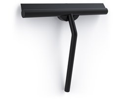 Sanova Luxe Silicone Douchewisser Zwart - Zelfklevende Ophanghaak - Raamwisser - Trekker Douche en Badkamer - Vloertrekker