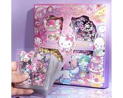 Sanrio - Sanrio & friends - PET stickers 100 st. - Kuromi - Cinnamoroll - Hello Kitty - My Melody - PomPomPurin - Pochacco - kawaii