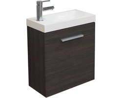 Saqu Estate Toiletmeubel - Grijs - Fonteinmeubel - WC Kastje - WC Meubel