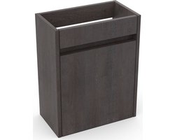 Saqu Florence fonteinonderkast 40x21,8x50cm kasteel bruin