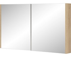 Saqu spiegelkast 120x14x70cm eiken marcato